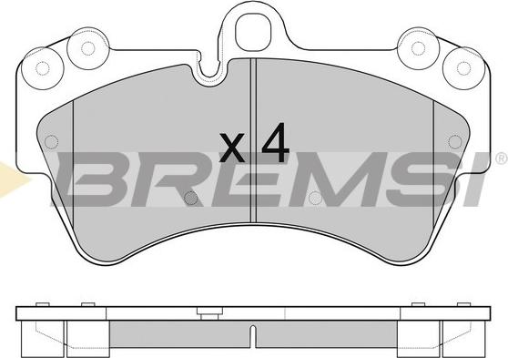 Bremsi BP3099 - Bremžu uzliku kompl., Disku bremzes ps1.lv