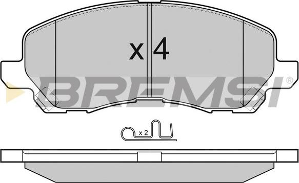 Bremsi BP3080 - Bremžu uzliku kompl., Disku bremzes ps1.lv