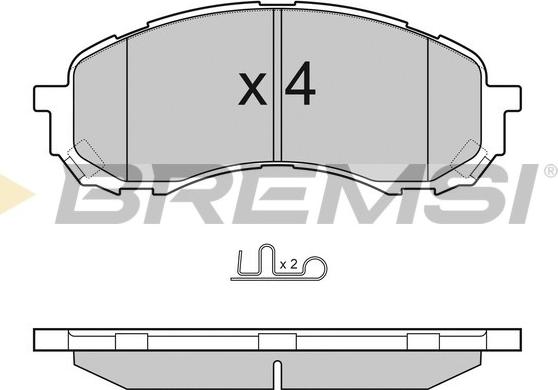 Bremsi BP3141 - Bremžu uzliku kompl., Disku bremzes ps1.lv