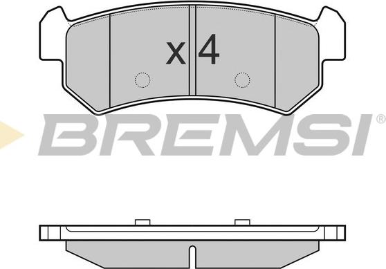 Bremsi BP3148 - Bremžu uzliku kompl., Disku bremzes ps1.lv