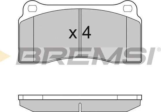 Bremsi BP3153 - Bremžu uzliku kompl., Disku bremzes ps1.lv