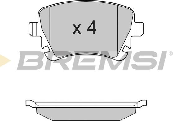 Bremsi BP3130 - Bremžu uzliku kompl., Disku bremzes ps1.lv