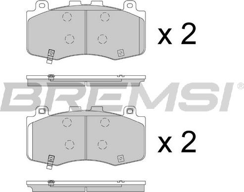 Bremsi BP3898 - Bremžu uzliku kompl., Disku bremzes ps1.lv