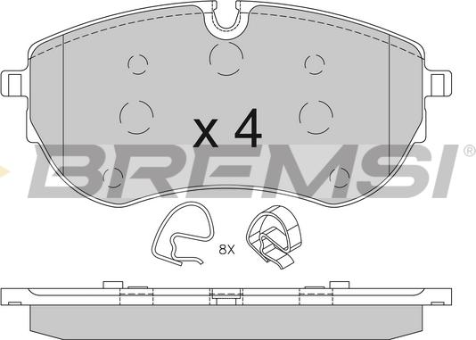 Bremsi BP3849 - Bremžu uzliku kompl., Disku bremzes ps1.lv