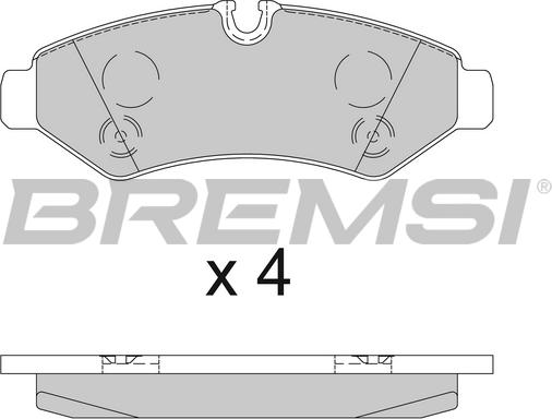 Bremsi BP3848 - Bremžu uzliku kompl., Disku bremzes ps1.lv