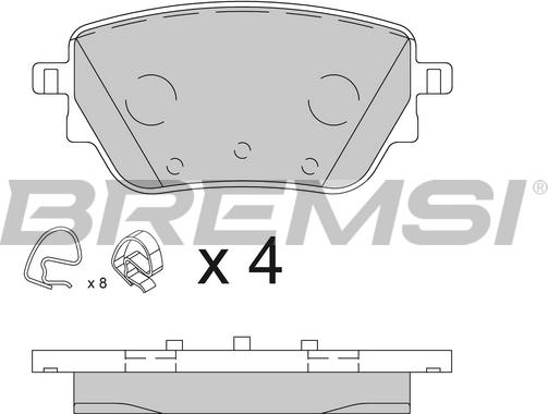 Bremsi BP3855 - Bremžu uzliku kompl., Disku bremzes ps1.lv