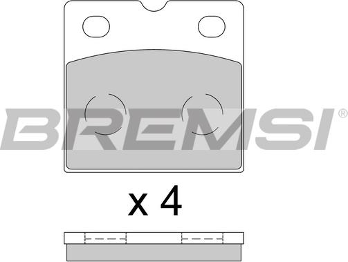 Bremsi BP3851 - Bremžu uzliku kompl., Disku stāvbremze ps1.lv