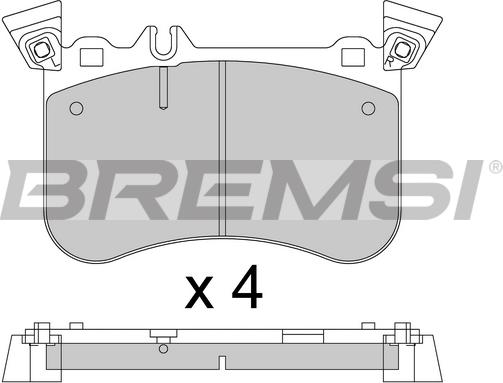 Bremsi BP3802 - Bremžu uzliku kompl., Disku bremzes ps1.lv