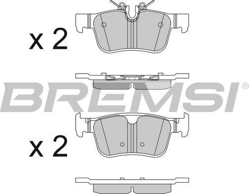 Bremsi BP3819 - Bremžu uzliku kompl., Disku bremzes ps1.lv