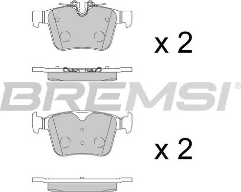 Bremsi BP3885 - Bremžu uzliku kompl., Disku bremzes ps1.lv