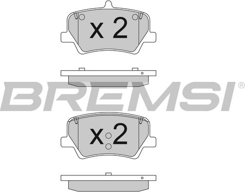 Bremsi BP3839 - Bremžu uzliku kompl., Disku bremzes ps1.lv