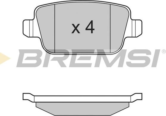 Bremsi BP3300 - Bremžu uzliku kompl., Disku bremzes ps1.lv