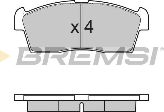 Bremsi BP3380 - Bremžu uzliku kompl., Disku bremzes ps1.lv