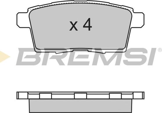 Bremsi BP3333 - Bremžu uzliku kompl., Disku bremzes ps1.lv