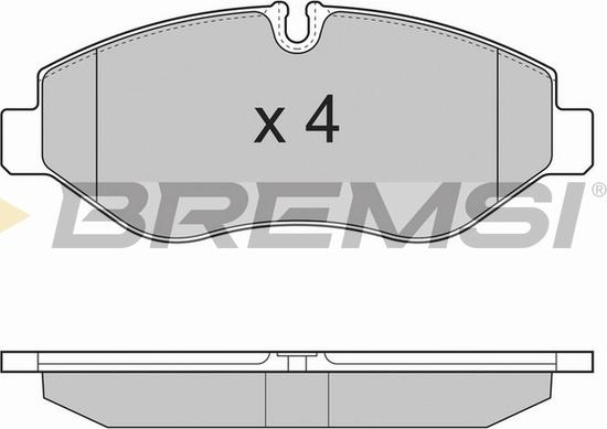 Bremsi BP3324TR - Bremžu uzliku kompl., Disku bremzes ps1.lv