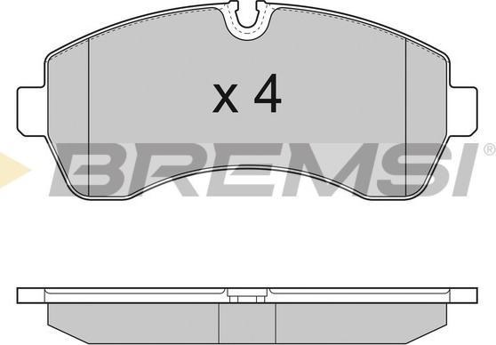 Bremsi BP3290 - Bremžu uzliku kompl., Disku bremzes ps1.lv