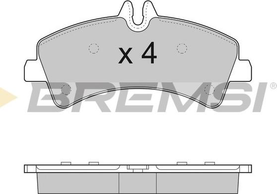 Bremsi BP3291 - Bremžu uzliku kompl., Disku bremzes ps1.lv