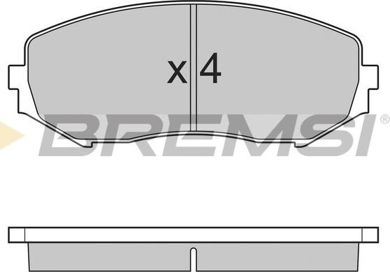 Bremsi BP3244 - Bremžu uzliku kompl., Disku bremzes ps1.lv