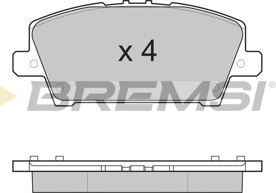 Bremsi BP3245 - Bremžu uzliku kompl., Disku bremzes ps1.lv