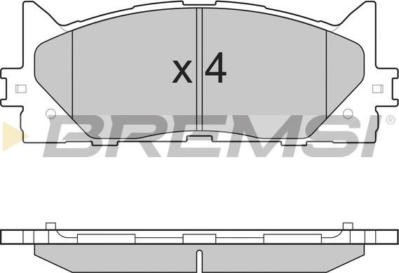 Bremsi BP3253 - Bremžu uzliku kompl., Disku bremzes ps1.lv