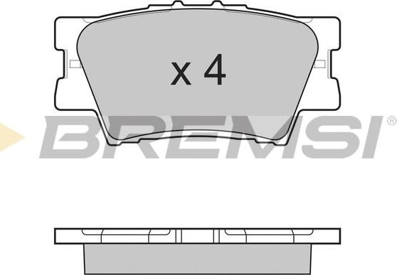 Bremsi BP3252 - Bremžu uzliku kompl., Disku bremzes ps1.lv