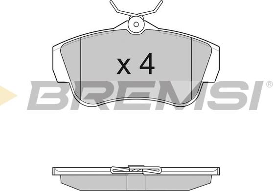 Bremsi BP3284 - Bremžu uzliku kompl., Disku bremzes ps1.lv