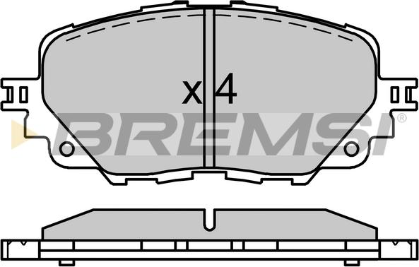 Bremsi BP3750 - Bremžu uzliku kompl., Disku bremzes ps1.lv