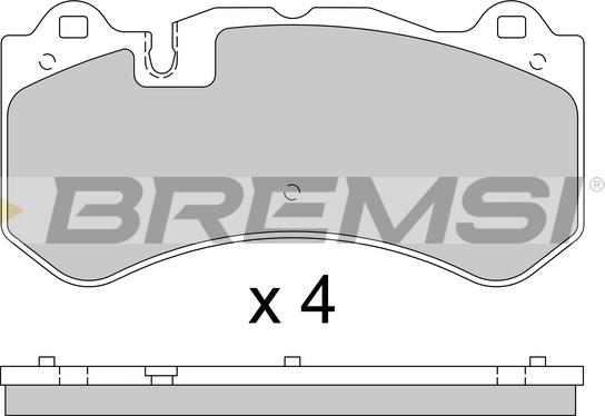 Bremsi BP3784 - Bremžu uzliku kompl., Disku bremzes ps1.lv