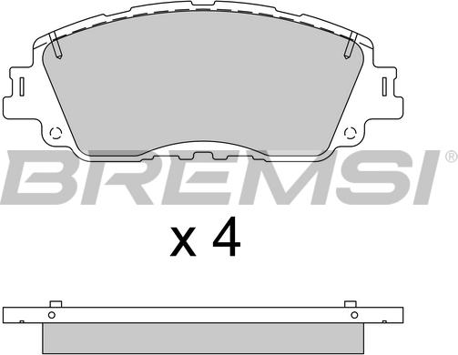 Bremsi BP3785 - Bremžu uzliku kompl., Disku bremzes ps1.lv