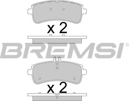 Bremsi BP3780 - Bremžu uzliku kompl., Disku bremzes ps1.lv