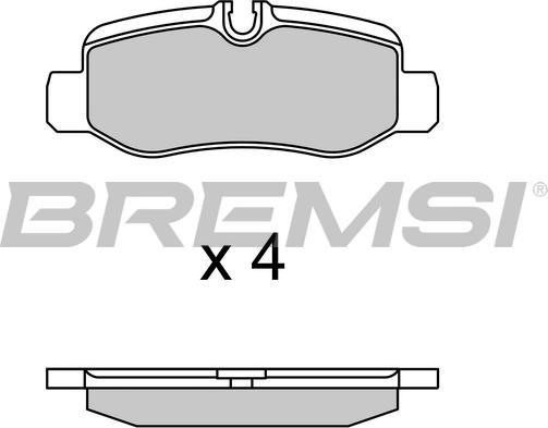 Bremsi BP3734 - Bremžu uzliku kompl., Disku bremzes ps1.lv