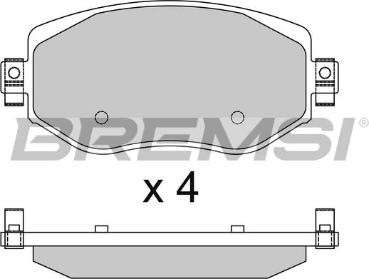 Bremsi BP3737 - Bremžu uzliku kompl., Disku bremzes ps1.lv