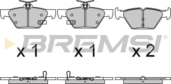 Bremsi BP3729 - Bremžu uzliku kompl., Disku bremzes ps1.lv