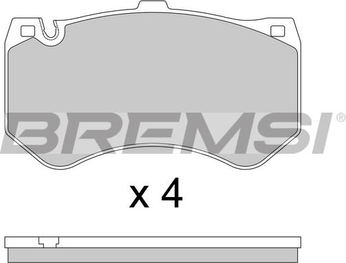 Bremsi BP3779 - Bremžu uzliku kompl., Disku bremzes ps1.lv