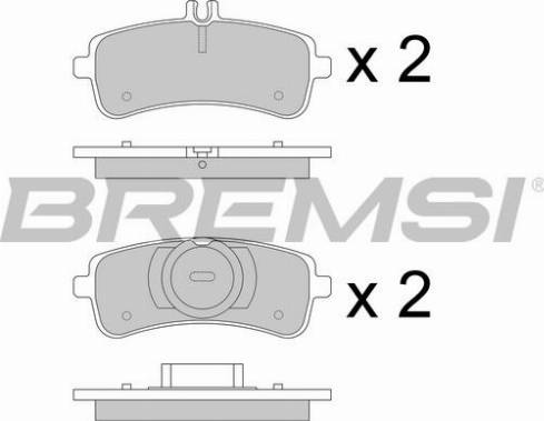 Bremsi BP3774 - Bremžu uzliku kompl., Disku bremzes ps1.lv