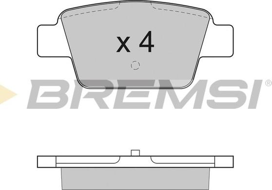 Bremsi BP2947 - Bremžu uzliku kompl., Disku bremzes ps1.lv