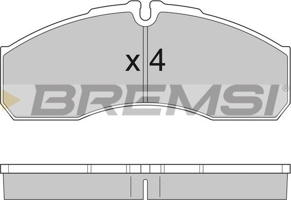 Bremsi BP2952 - Bremžu uzliku kompl., Disku bremzes ps1.lv