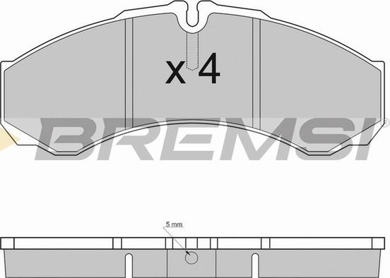 Bremsi BP2925TR - Bremžu uzliku kompl., Disku bremzes ps1.lv