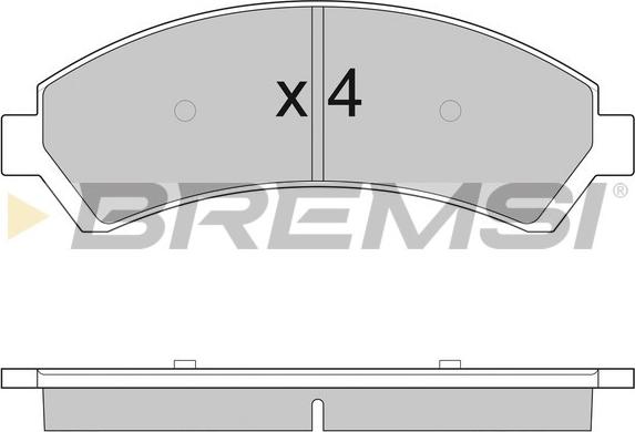 Bremsi BP2920 - Bremžu uzliku kompl., Disku bremzes ps1.lv