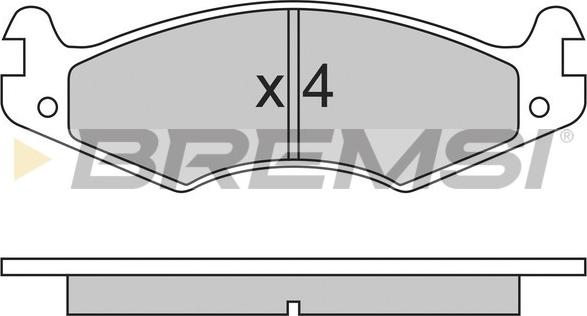 Bremsi BP2459 - Bremžu uzliku kompl., Disku bremzes ps1.lv