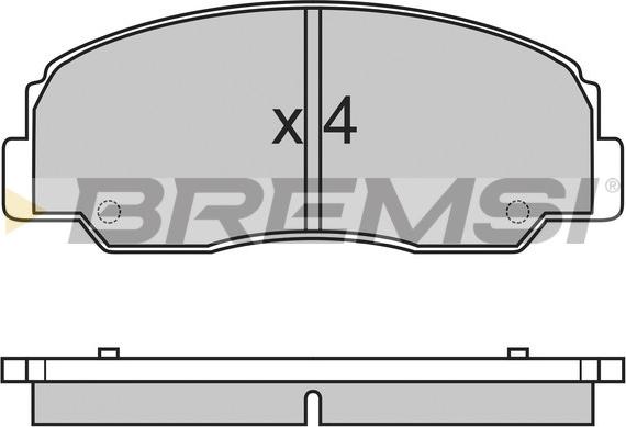 Bremsi BP2461 - Bremžu uzliku kompl., Disku bremzes ps1.lv