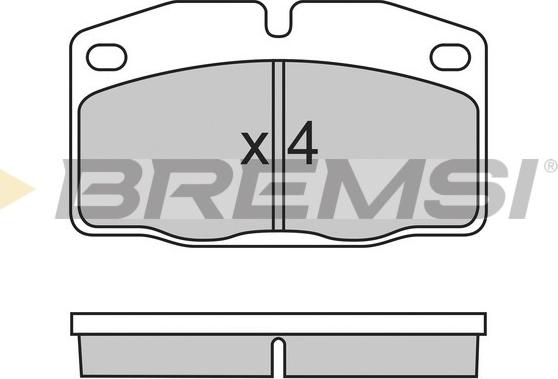 Bremsi BP2487 - Bremžu uzliku kompl., Disku bremzes ps1.lv