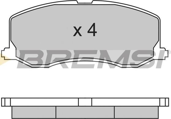 Bremsi BP2596 - Bremžu uzliku kompl., Disku bremzes ps1.lv