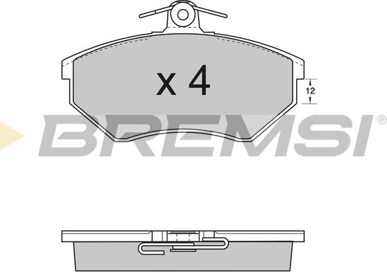 Bremsi BP2532 - Bremžu uzliku kompl., Disku bremzes ps1.lv