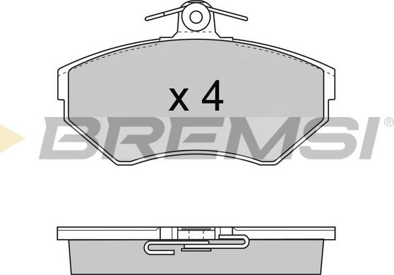 Bremsi BP2674 - Bremžu uzliku kompl., Disku bremzes ps1.lv