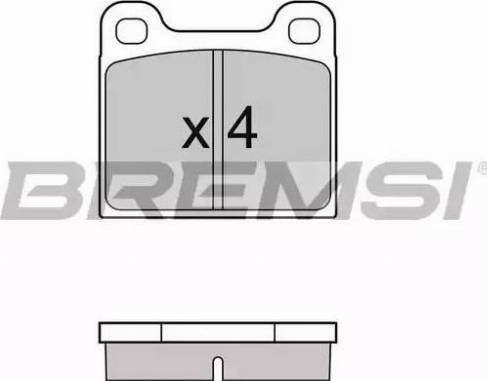 Bremsi BP2096 - Bremžu uzliku kompl., Disku bremzes ps1.lv