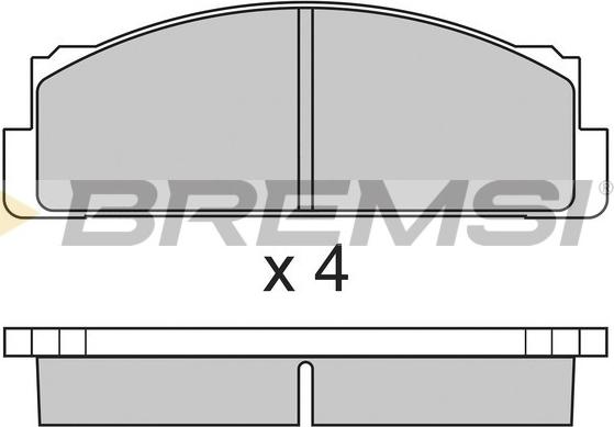 Bremsi BP2004 - Bremžu uzliku kompl., Disku bremzes ps1.lv