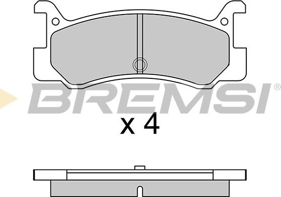 Bremsi BP2328 - Bremžu uzliku kompl., Disku bremzes ps1.lv