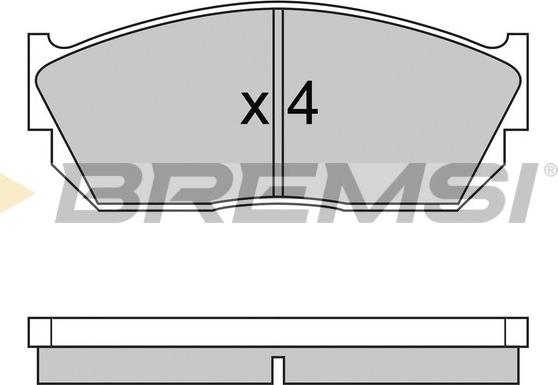 Bremsi BP2245 - Bremžu uzliku kompl., Disku bremzes ps1.lv