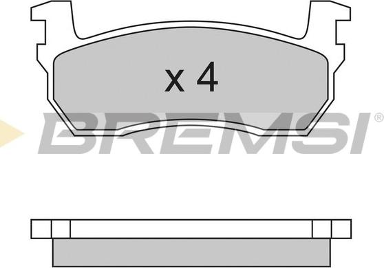 Bremsi BP2259 - Bremžu uzliku kompl., Disku bremzes ps1.lv